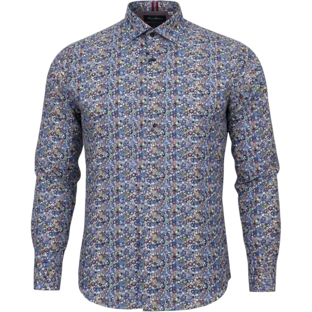 Robert Graham Mens 3XL Floral Skull Mosaic Button Down Shirt Modern Americana